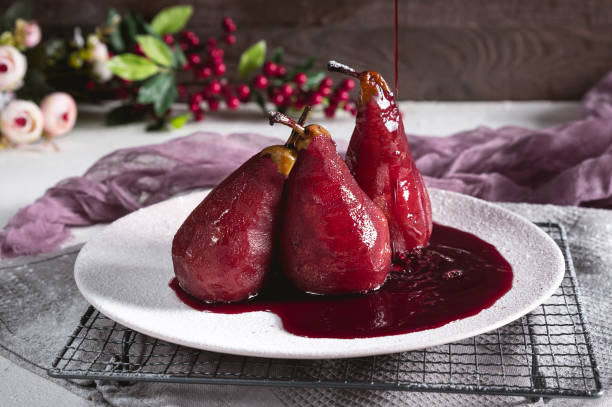 peras al vino